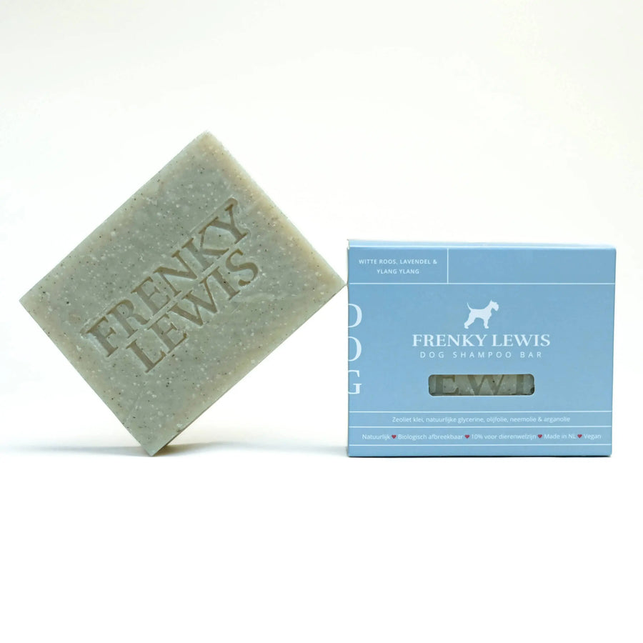 Hunde-Shampoo-Bar – 135 g – Weisse Rose, Lavendel, Ylang Ylang Frenky Lewis B.V.