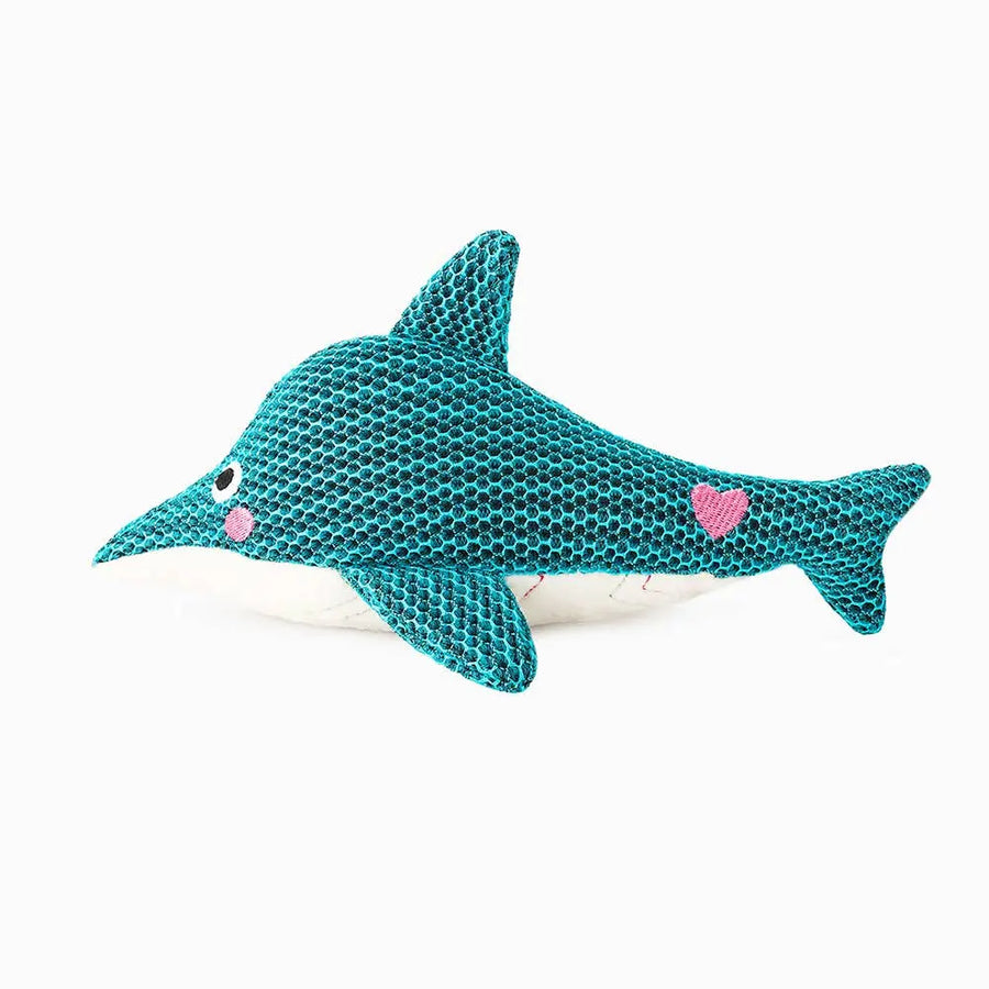 HugSmart Pet — Ocean Pals | Dolphin — Hunde-Plüschtier Hugsmart Products Inc