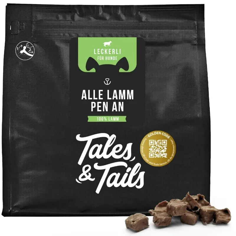 Alle LammPen an - Hunde-Leckerlis 250 Gramm Tales & Tails
