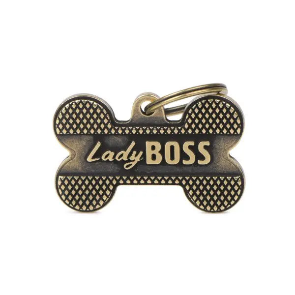 Big Bone Bronx Lady Boss ID Tag für Hunde MyFamily