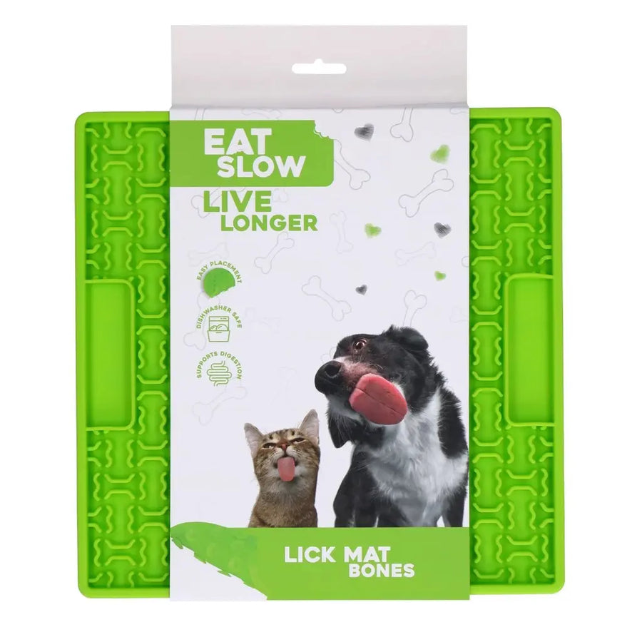 Eat Slow Live Longer Leckmatte für Hunde Woofbox