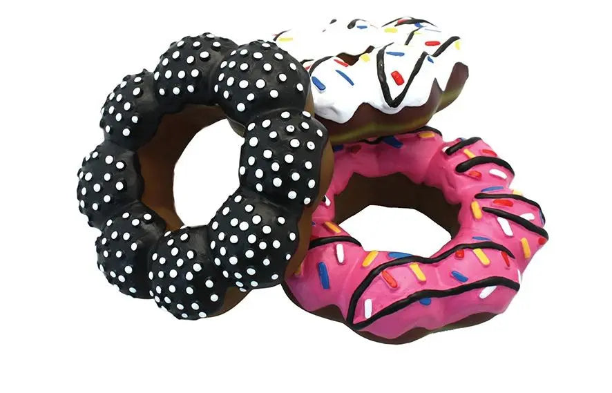 Hundespielzeug Vinyl Donut Woofbox