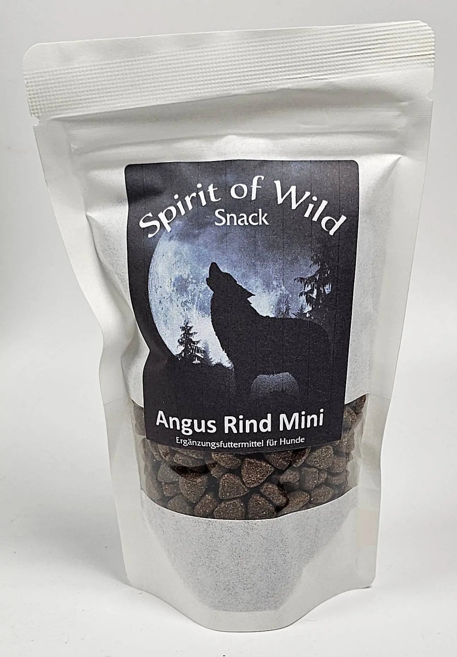 Spirit of Wild Snack Angus Rind Mini Getreidefrei - 150 Gramm Spirit of Wild