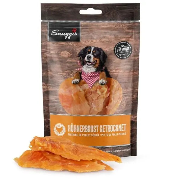 Snuggis Hühnerbrust getrocknet für Hunde (80 g) Snuggis