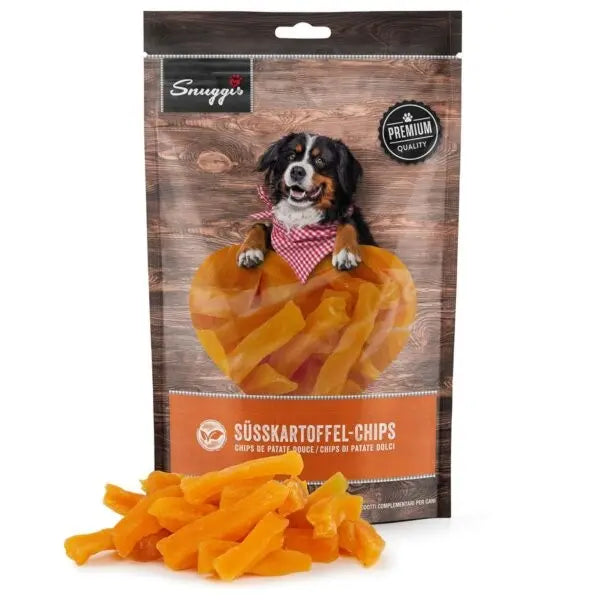Snuggis Süsskartoffel Chips für Hunde (350 g) Snuggis