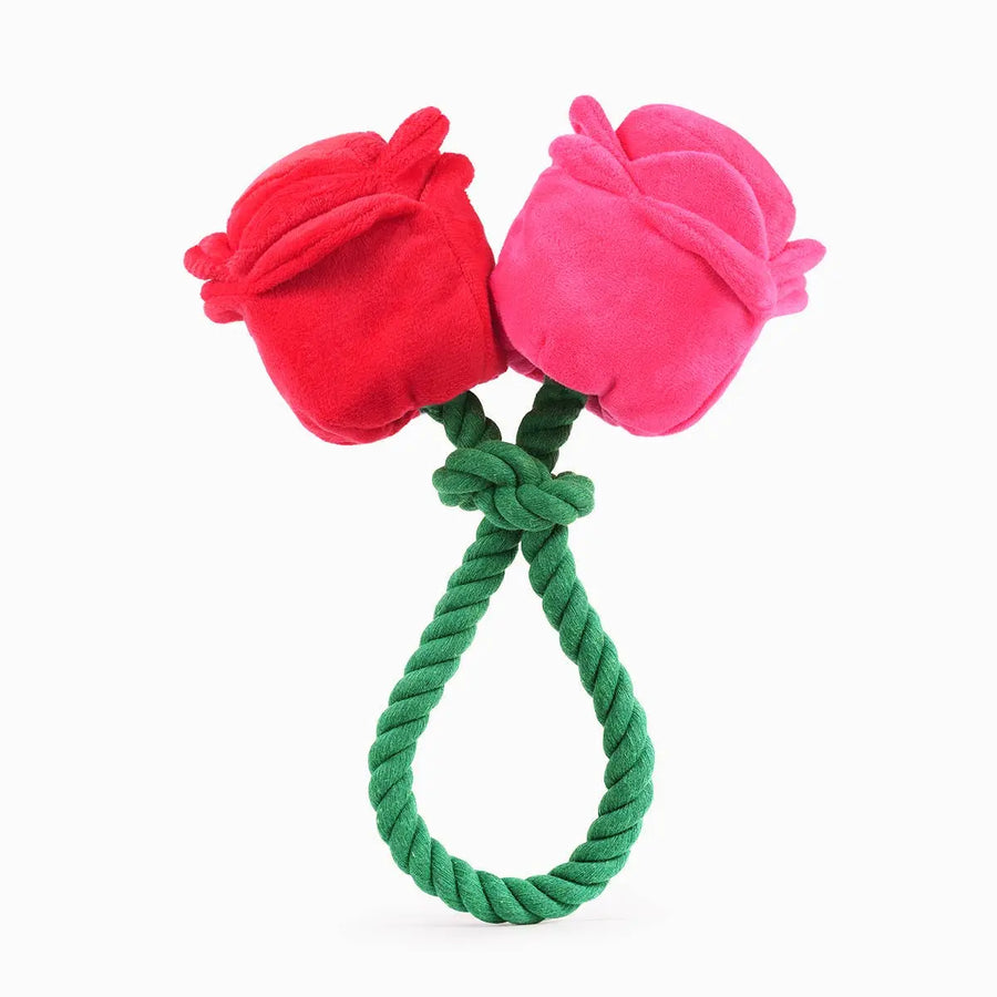 Wuff Liebe, Valentinstag Rose - Hundeseilspielzeug Hugsmart Products Inc