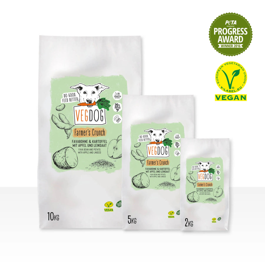 FARMER'S CRUNCH Trockenfutter - VEGDOG VEGDOG