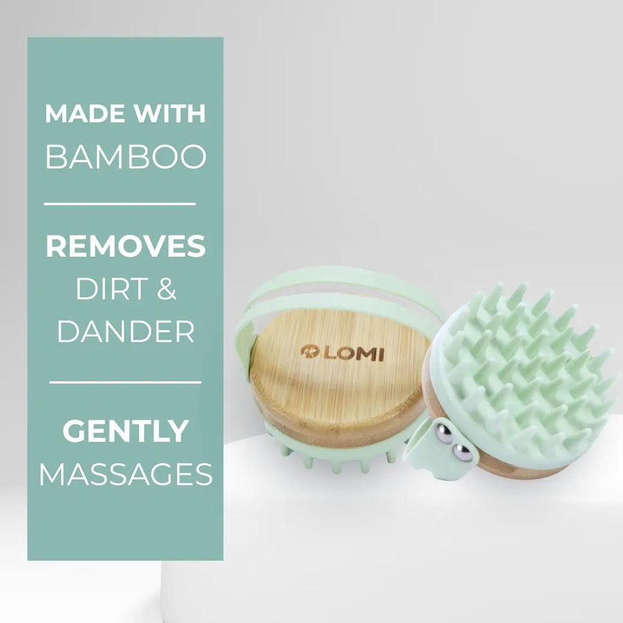 Bambus-Massagebürste für Haustiere LOMI Pet Care