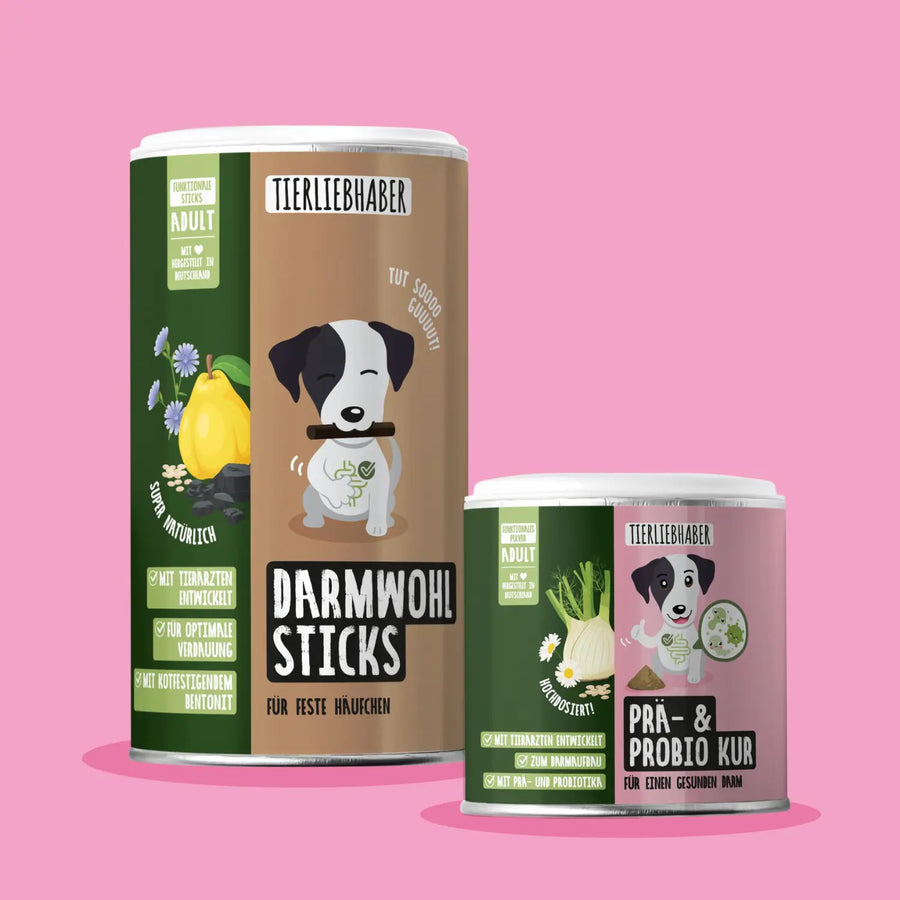 Darmpflege-Bundle für Hunde Tierliebhaber