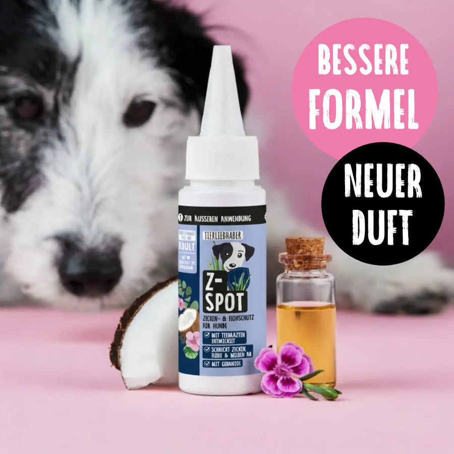 Z-Spot (Zeckenschutz) für Hunde mit neuer Formel - 50 ml Tierliebhaber