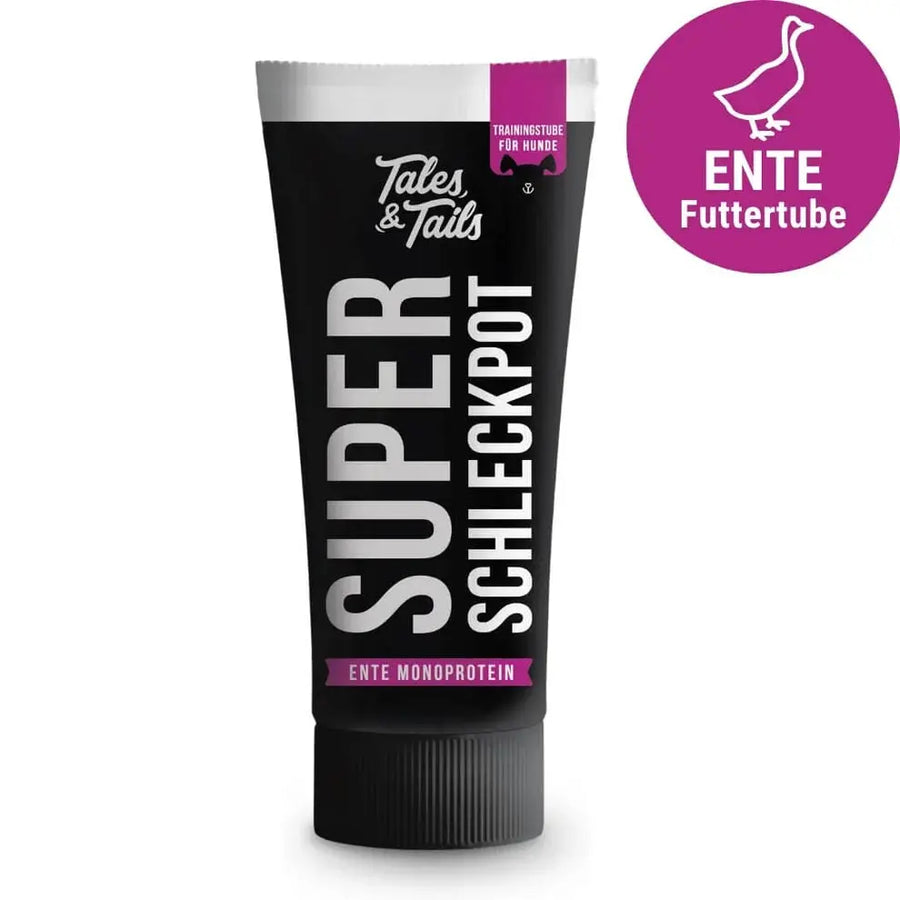 Super Schleckpot - Futtertube für Hunde mit Ente- 75ml Tales & Tails
