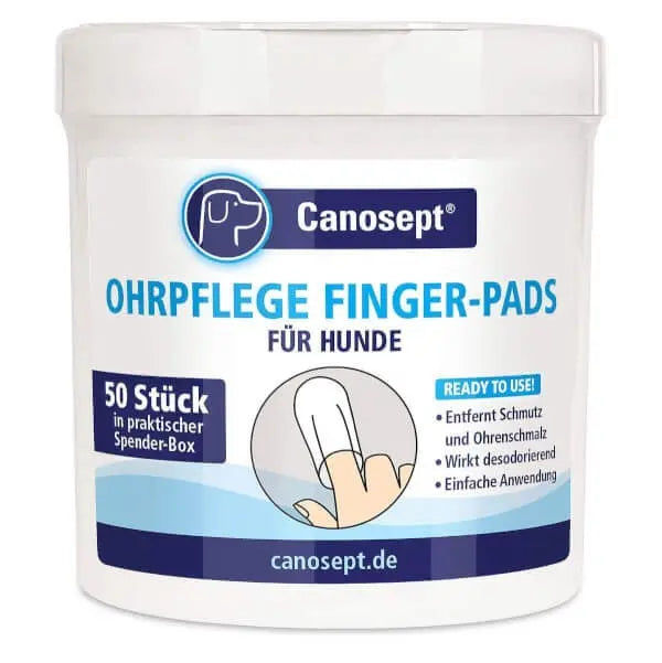 Canosept Ohrpflege Finger-Pads Pflegemittel für Hunde Canosept