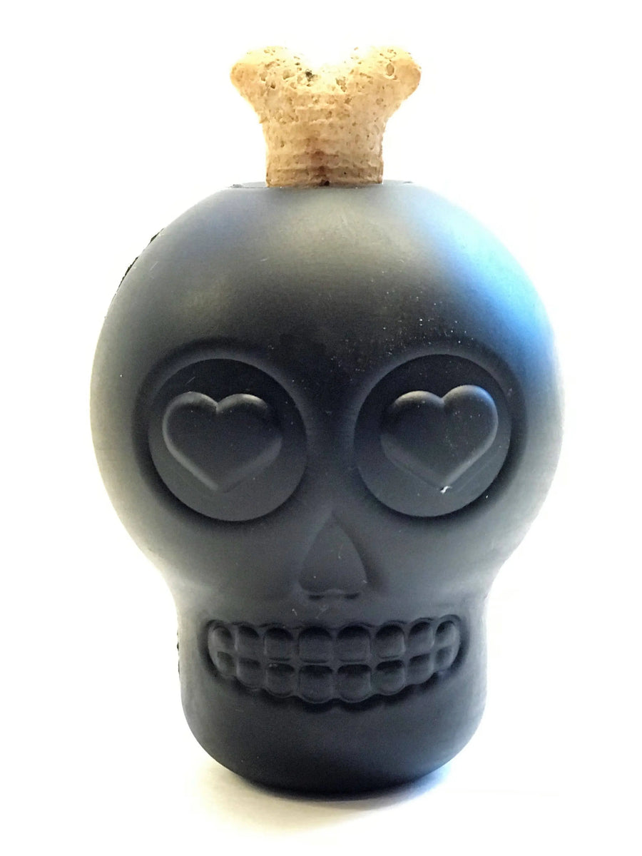 Totenkopf aus Gummi - Leckerli-Spielzeug für Hunde SodaPup Dog Toys