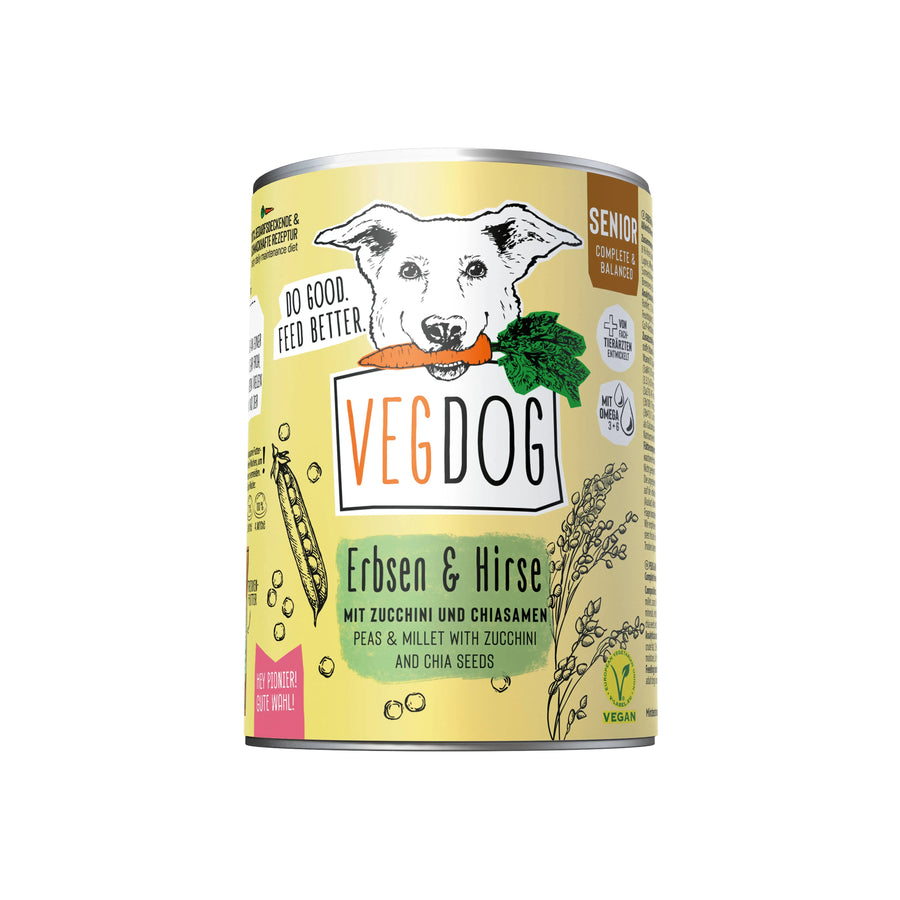 SENIOR Erbsen & Hirse - VEGDOG VEGDOG