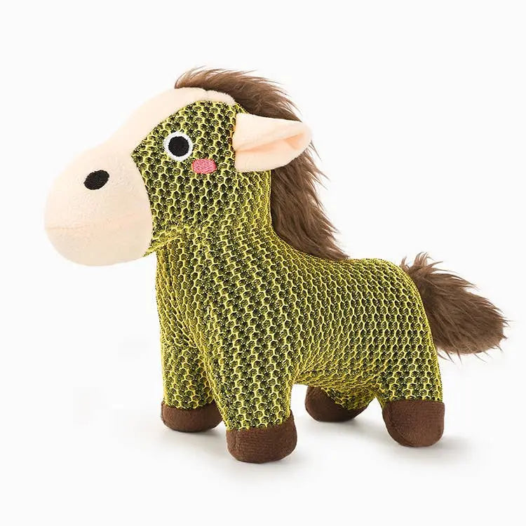 HugSmart Pet - Farm Friendz | Pferd- Hundespielzeug Plüsch Hugsmart Products Inc