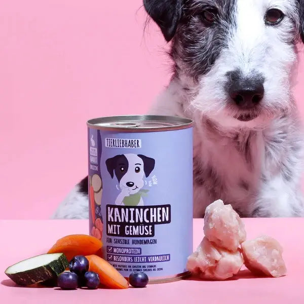 Nassfutter Kaninchen mit Gemüse 400g Tierliebhaber