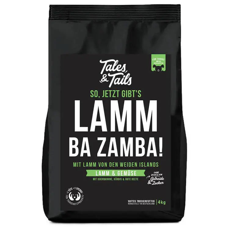 Lamm Ba Zamba - softes Hunde-Trockenfutter mit Lamm Tales & Tails